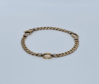 Pulsera Barbada Oro 18k