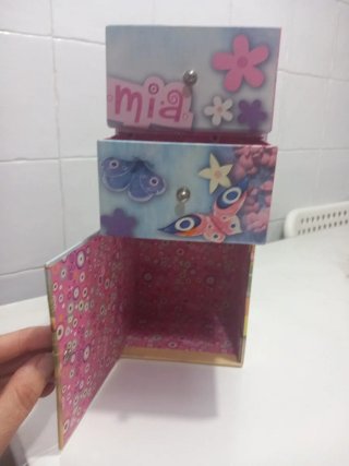 Cajonera joyero infantil con dibujos
