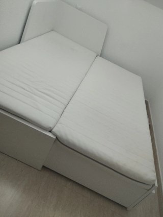 Cama con cajones convertible de individual a doble