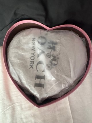 Bolso Corazón Coach Beige