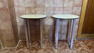 Set di 2 alte sedie da cucina
