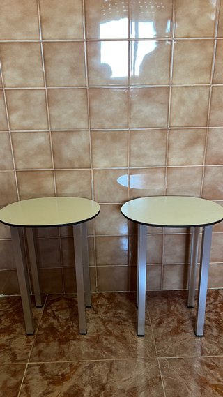 Set di 2 alte sedie da cucina