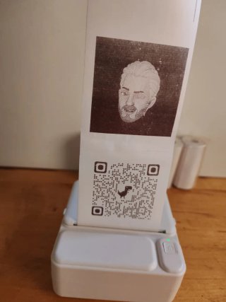 Mini impresora térmica portátil