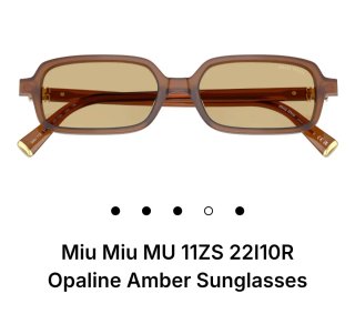Gafas de sol Miu Miu MU 11ZS 22I10R Mujer Ambar