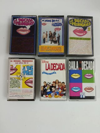 6 La Década Prodigiosa Cintas Cassettes ELIGE