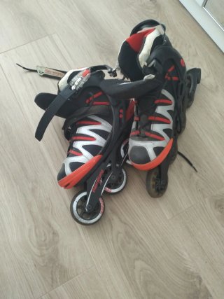 Patines en línea Boomerang Negro/Rojo