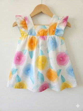 Set 4 vestiti bambina
