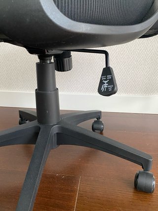 Sedia da ufficio ergonomica nera