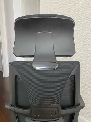 Sedia da ufficio ergonomica nera