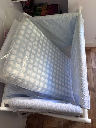 Minicuna Liberty Classic + colchón+ ropa de cama