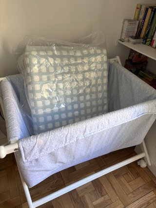 Minicuna Liberty Classic + colchón+ ropa de cama