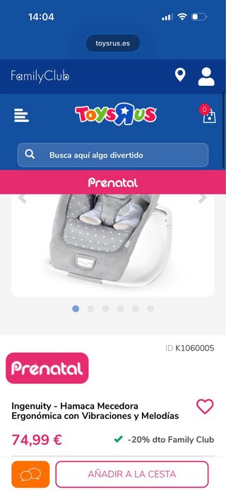 Hamaca Mecedora Bebé Oveja Gris