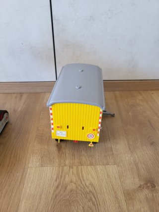 Set Playmobil Escavatore 3001 e Casetta Cantiere 3777