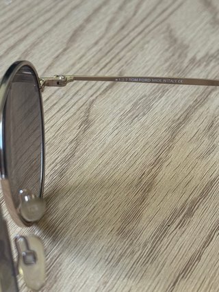 Gafas de sol Tom Ford doradas y grises