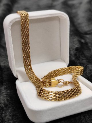 Collana con timbro 18 kt ( Nuova )