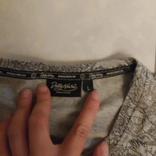 T-shirt Uomo Dolly Noire Maniche Corte