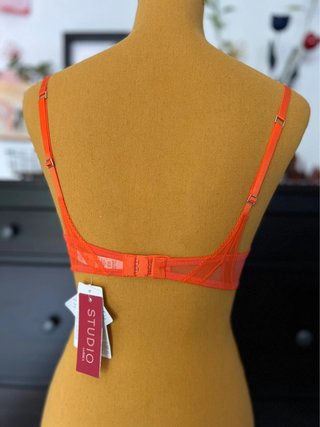 La PERLA - Bra - Mesh Underwire Lingerie - Coral