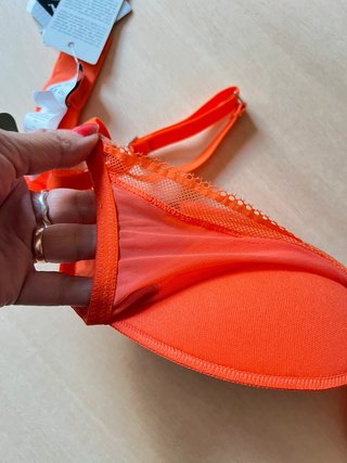 La PERLA - Bra - Mesh Underwire Lingerie - Coral