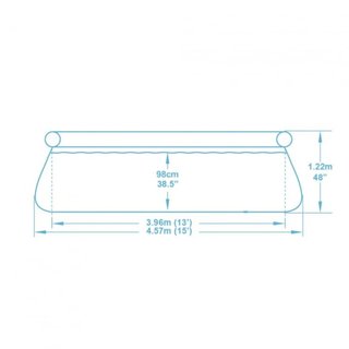 Piscina Elevada desmontable Bestway 57289 457x122