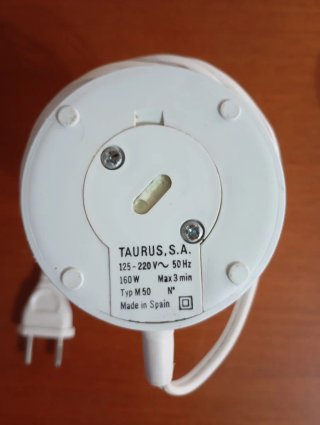 Molinillo de café Taurus blanco