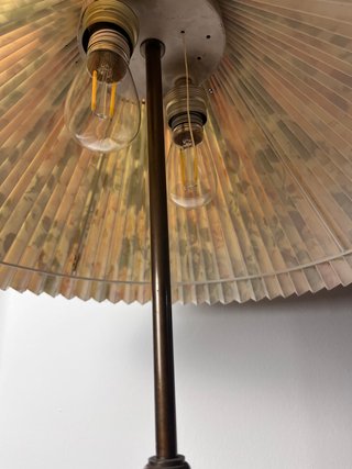 Lampada da tavolo vintage floreale
