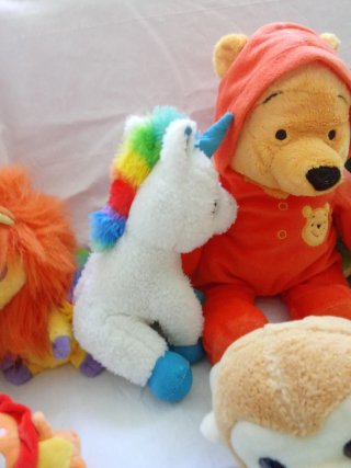 Lotto 12 Pupazzi Peluche