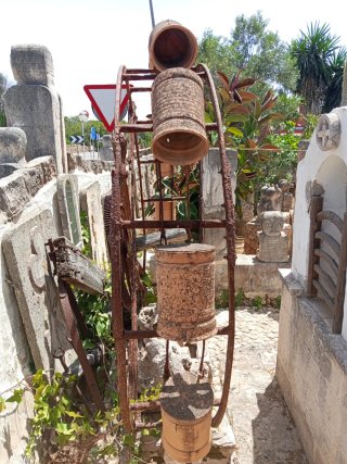 Antigua noria de tiro Menorquina.