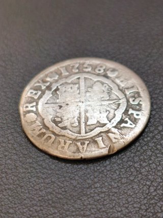 Moneda 2 Reales 1758 Plata Fernando VI