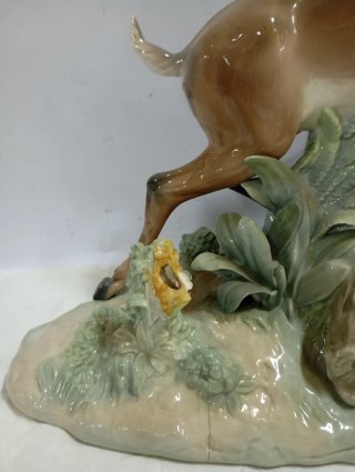 OFERTÓN Figura Lladro Cierva y Cachorro