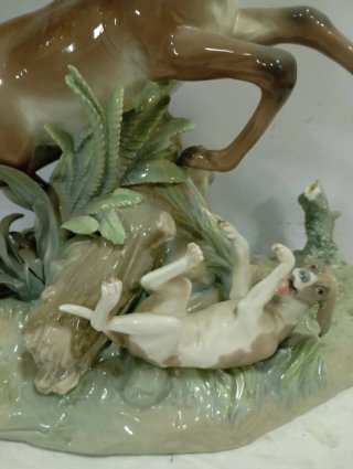 OFERTÓN Figura Lladro Cierva y Cachorro