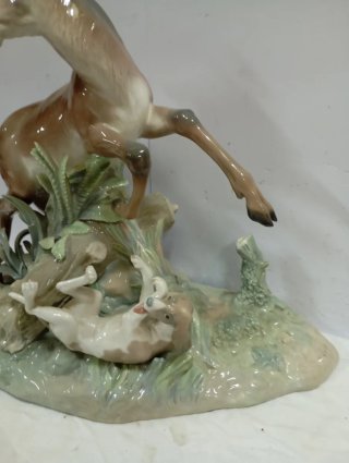 OFERTÓN Figura Lladro Cierva y Cachorro