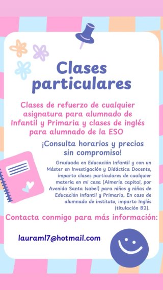 Clases particulares en Almería Capital