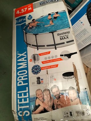 Piscina desmontable Steel Pro MAX 457x107 cm