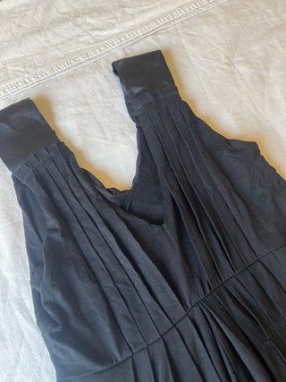 Vestido largo negro Zara Talla M