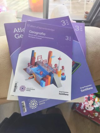 Libro Atlas de geografía 3 ESO Santillana