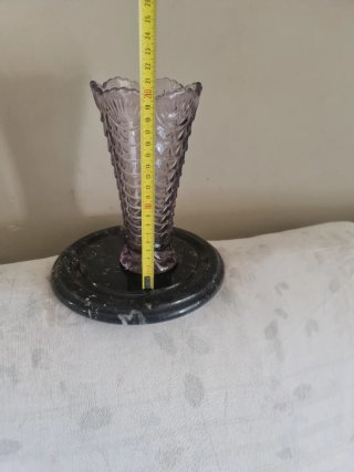 Santa Lucía '50s Cristal Morado Original Impecable