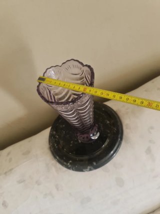 Santa Lucía '50s Cristal Morado Original Impecable