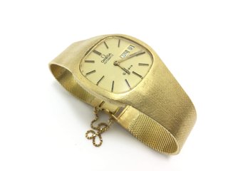 E581153-0 RELOJ DE ORO OMEGA GENEVE AUTOMATICO