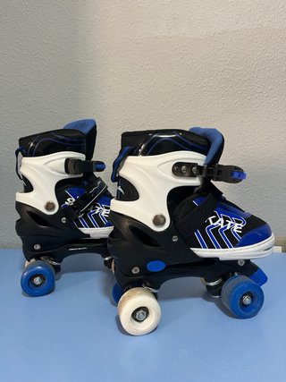 Patines Quad Azules Talla Ajustable