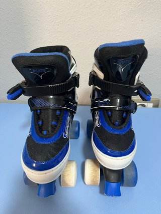 Patines Quad Azules Talla Ajustable
