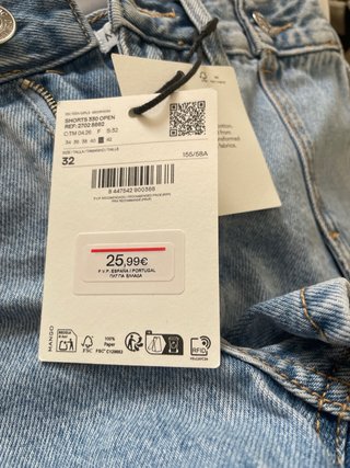 Vaqueros Mango Talla 36 Nuevos con Etiqueta