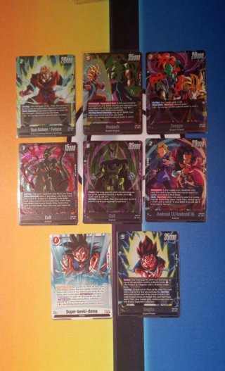 Cartas SR Dragon Ball FB10 Fusion World