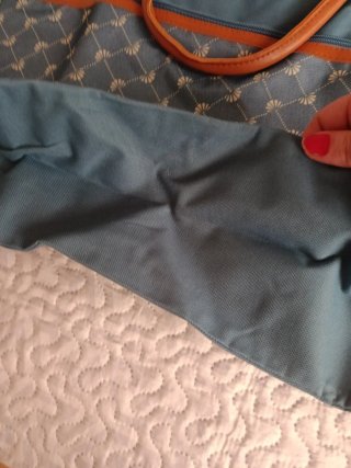 Bolso Nathalie Andersen azul y beige