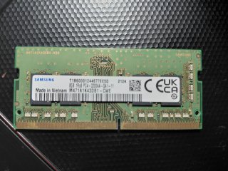 2 Memorias Samsung. 8GB DDR4 3200MHz RAM cada una. de Segunda mano