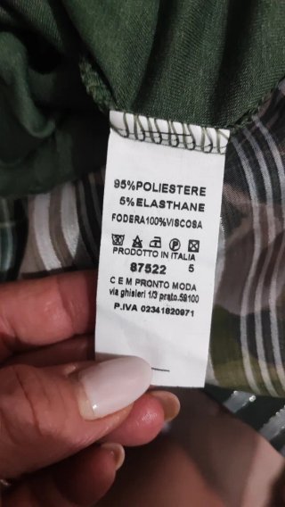 Abito midi floreale nuovo con cartellino