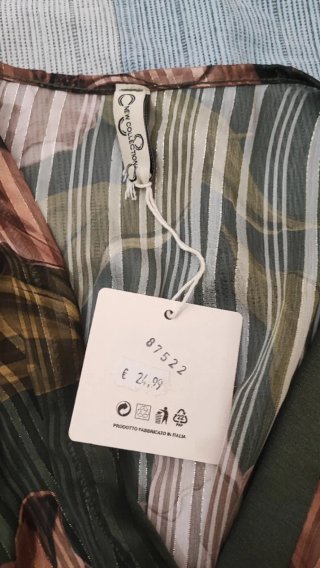 Abito midi floreale nuovo con cartellino