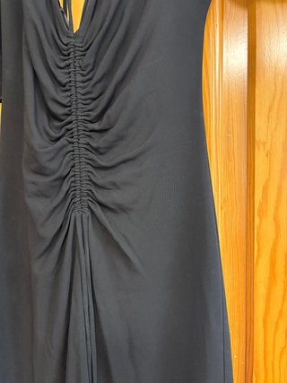 Vestido Victoria Beckham x Mango Negro Talla XS