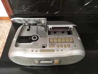 Radio CD/Casete AWA Plata