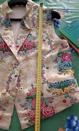 Chaleco alicantino fallero zaragüell