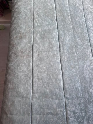 Colcha Jacquard Verde Claro + 2 Cojines